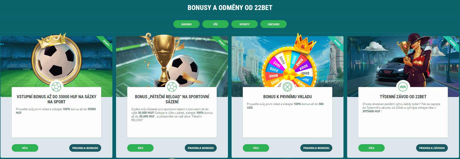 22Bet Casino Bonus