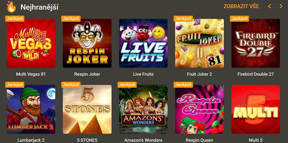 Hazardní hry v Chance Casino - hrajte a vyhrávejte