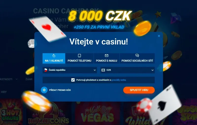Registrace v Mostbet Casino