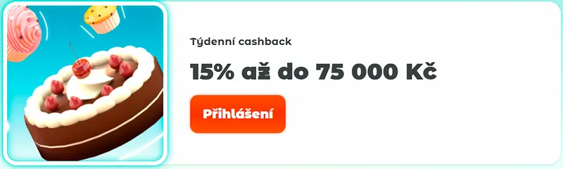 Neon54 bonusů týdenní cashback