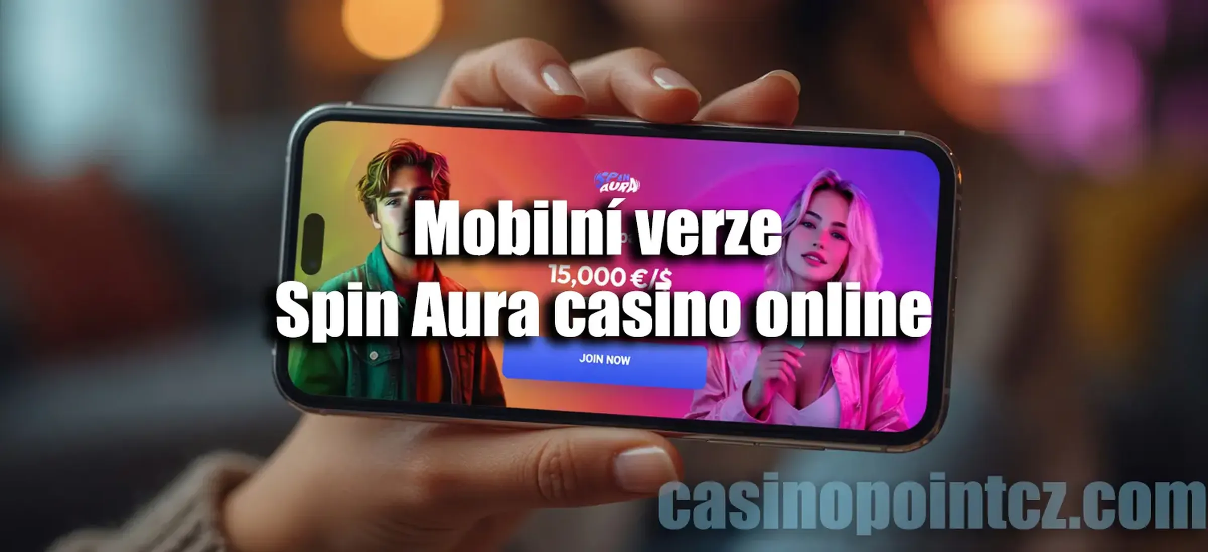 Mobilní verze Spin Aura Casino