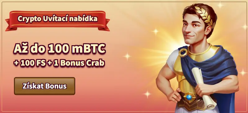 Uvítací bonus pro kryptoměny My Empire