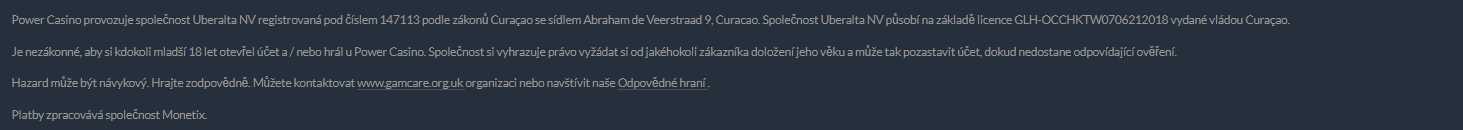 Licence na Powe Casino v České republice