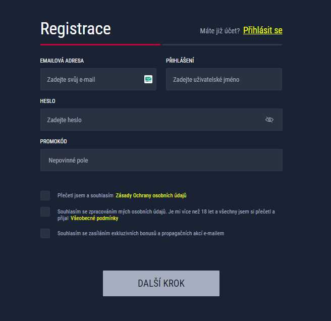 Online kasino registrace Rabona