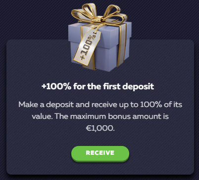 Vítací bonus Vavada