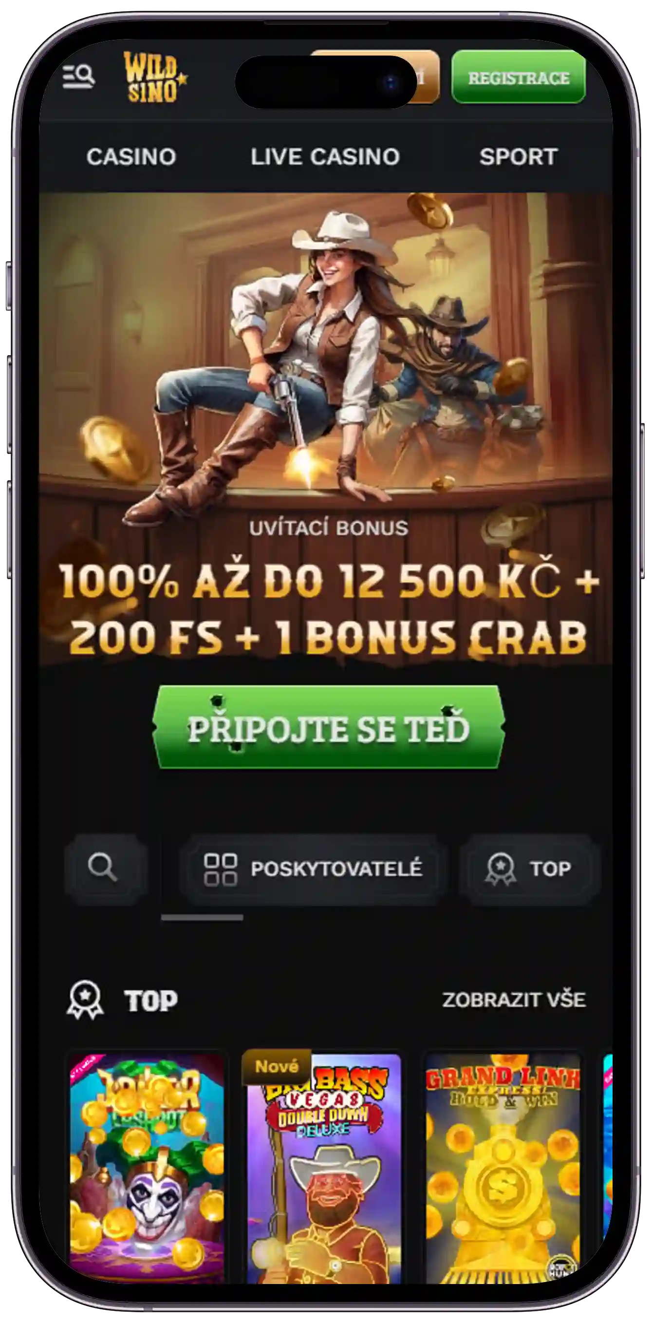 Wildsino Mobilní Verze